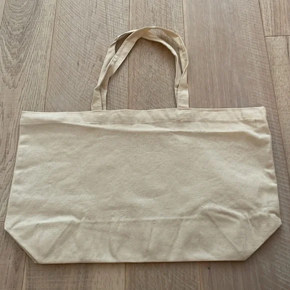 Sezane 100% Cotton Heart Totebag - Picture 7 of 8